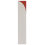Baldosa hidr&aacute;ulica Tipped Pimento Popham design Cream/Pimento - B tipped-cream-pimento-B