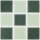 Baldosa hidr&aacute;ulica Damier Cimenterie de la Tour Vert MFC02-VERT