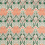 Tela Helena Morris and Co Peach / Teal MFRF227238