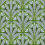 Papel pintado Attingham Clarke and Clarke Cobalt/Green W0193/01