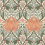 Papel pintado Helena Morris and Co PEACH/TEAL MFRW217361