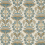 Tela Long Gallery Brocade Zoffany Teal/Gold ZSUF333389