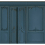 Papeles pintados panor&aacute;mico Boiseries Haussmann Koziel Bleu Navy DPH026P