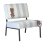 Sill&oacute;n F&eacute;linoe Rayures Babel Brune Ciel & Crème O2FE1