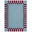 Alfombras Frame par Tekla Severin Layered Mulberry Sky TKFRMB180270
