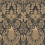 Papel pintado Pineapple Damask Rifle Paper Co. Black RF7483