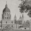 Papeles pintados panor&aacute;mico Monuments de Paris Le Grand Si&egrave;cle Monochrome monuments-paris-monochrome