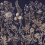 Papeles pintados panor&aacute;mico Silk Floral Rebel Walls Blue R18731