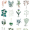 Papeles pintados panor&aacute;mico Herbarium Bien Fait Blanc B00095