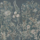 Papeles pintados panor&aacute;mico Silk Floral Rebel Walls Petrol R18728