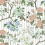Papeles pintados panor&aacute;mico rosa Stripe Rebel Walls White R18679