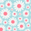 Papeles pintados panor&aacute;mico Dashing Daisies Rebel Walls Turquoise R19581