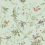 Papel pintado Hummingbirds Cole and Son Multi, Old Olive on Duck Egg Mica 124/1007