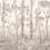 Papeles pintados panor&aacute;mico Tall Trees GP & J Baker Sepia BW45141.4