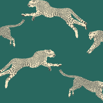 Papel pintado Leaping Cheetah