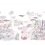 Papeles pintados panor&aacute;mico Jardin de France Original Isidore Leroy Gris Rose 6260008 et 6260009