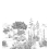 Papeles pintados panor&aacute;mico Succulentes Isidore Leroy Grisaille 6247601 et 6247603