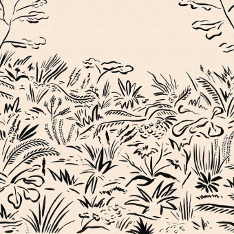 Papel pintado panorámico Floral Cave