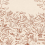 Papel pintado panor&aacute;mico Floral Cave Tres Tintas Barcelona Red M5102-3