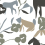 Papier peint Laidun Marimekko Vert / Gris MD_25927