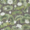 Papier peint Lily Lotus Cole and Son White on Charcoal 126/9033
