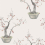 Papier peint Kaki Persimmon Cole and Son Silver 126/2004