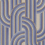 Papier peint Retro Arcs Eijffinger Blue 340565
