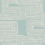 Papier peint Nikki Chu Zulu Thread York Wallcoverings Azure & Gold AG2034
