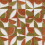 Tissu Impatient Casamance Terracotta/Olive 11530350
