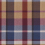 Tissu Vanoise Casamance Pourpre Bleu Azurite 12420427
