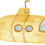 Papier peint panoramique Yellow Submarine Spray Up Casadeco Jaune 200992323