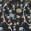 Tissu Lentisco Lorenzo Castillo Negro LCT-1171-001