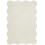 Tapis Organic Scallop Layered BONE WHITE SCALBW160230