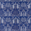 Tissu Octubre Lorenzo Castillo Azul LCT-1134-002