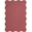 Tapis Organic Scallop Layered Rosewood Red SCALRO250350