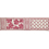 Galon brod&eacute; Fiorella 60mm Houl&egrave;s Rubino 32061-9510