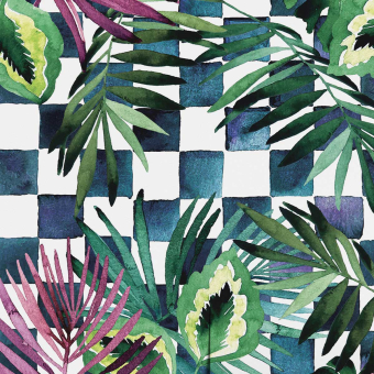 Papel pintado Jardín negro