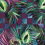 Papel pintado Jard&iacute;n negro Raccord parfait Byzantin jardin-noir-byzantin