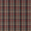 Tissu Lindisfarne Plaid Mulberry Charcoal/Red FD838.A44