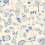 Papel pintado Recuerdos Tres Tintas Barcelona Blue SO5205-3