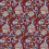 Tissu Longford Gast&oacute;n y Daniela Fondo Rojo GDT-5827-004