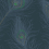 Papier peint Revue Casadeco Bleu petrole / vert 201076721
