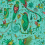 Papel pintado Quetzal Emma J. Shipley by Clarke and Clarke Aqua W0217/01