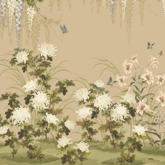 Papier peint panoramique Wisteria Bloom