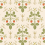 Papel pintado Strawberry Cole and Son Poppy, Spring Green & Metallic Gold on Stone 127/2008
