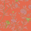 Papel pintado Roseberry with Birds Cole and Son Vermillion 127/4021