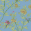 Papel pintado Roseberry with Birds Cole and Son Hyacinth Blue 127/4022