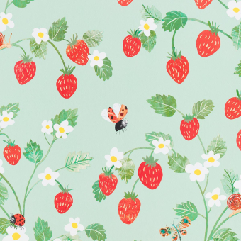 Papel pintado Strawberry Patch