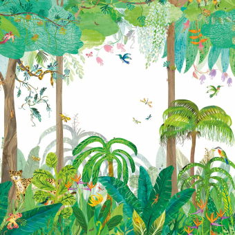 Papel pintado panorámico Jungle Japes