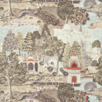 Tissu Peacock Garden